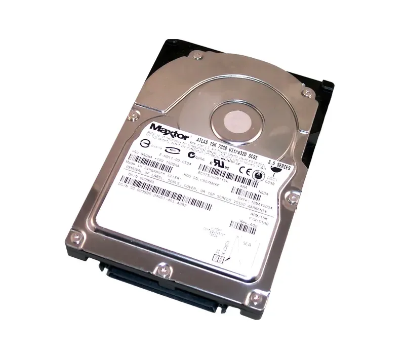 8C073J008115K - Maxtor Atlas 15K 73.4GB 15000RPM Ultra-320 SCSI 80-Pin 8MB Cache 3.5-inch Hard Drive