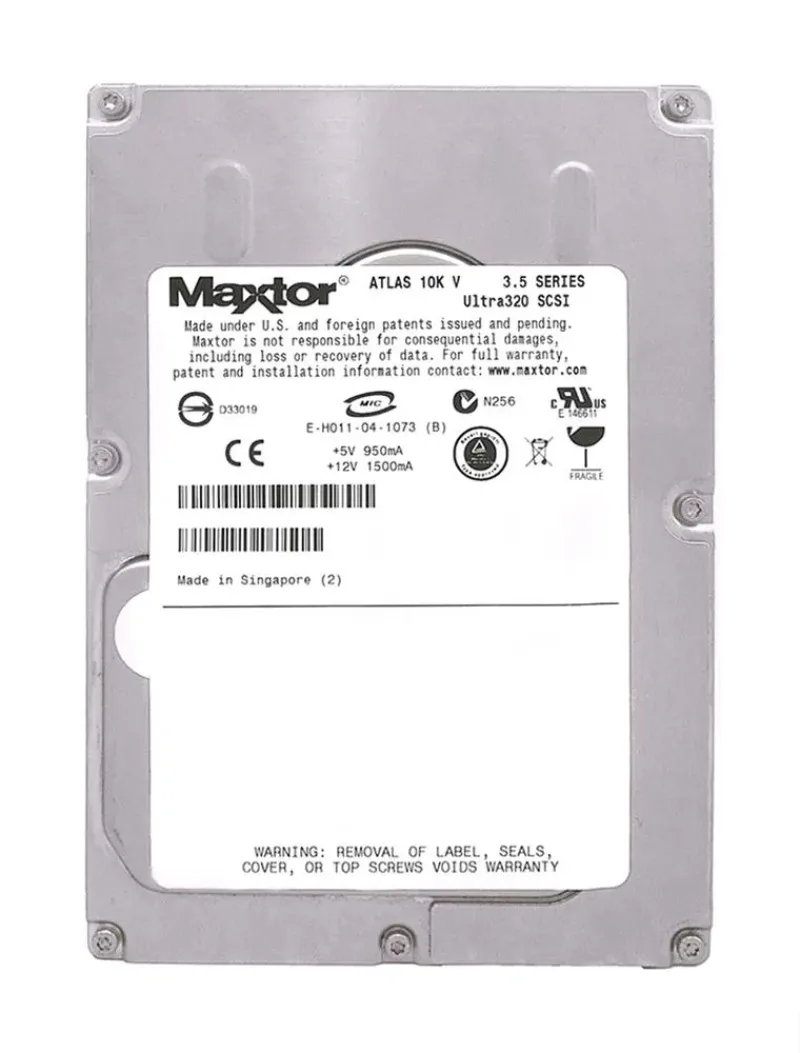 8D300J0 - Maxtor Atlas 300GB 10000RPM 8MB Cache 80-Pin Ultra-320 SCSI 3.5-inch Low Profile (1.0inch) Hard Drive