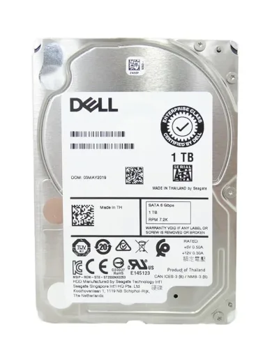 8DN1Y - Dell 1TB 7200RPM SATA 6Gb/s 2.5-inchHard Drive