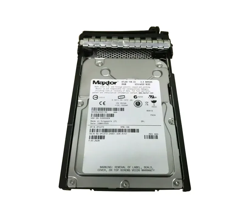 8E036J002C15E - Maxtor Atlas 15K II 36.7GB 15000RPM Ultra-320 SCSI 80-Pin 8MB Cache 3.5-inch Hard Drive