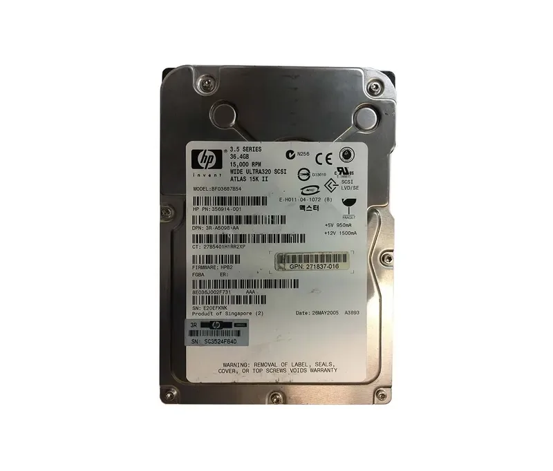 8E036J002F731 - Maxtor 36GB 15000RPM Ultra 320 SCSI 80-Pin Hard Drive