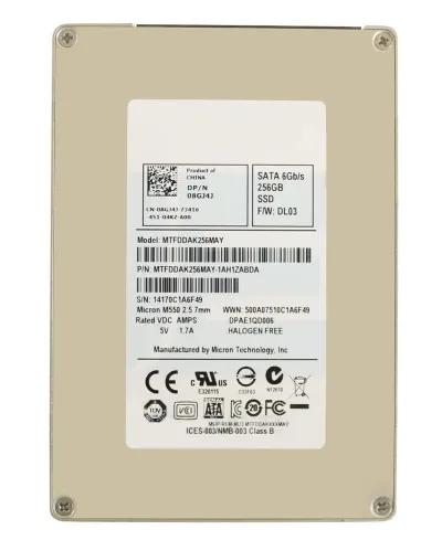 8GJ4J - Dell 256GB SATA 6Gb/s 2.5-inch Solid State Drive (SSD)