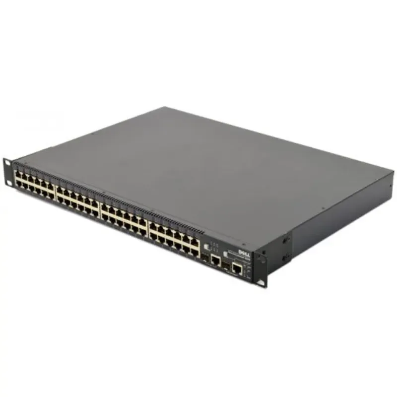 8H430 - Dell PowerConnect 3348 48 x Ports 10/100Base-T + 2 x Ports SFP + 2 x Ports 10/100/1000 Fast Ethernet Managed Switch