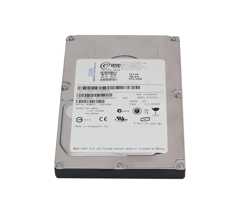8J073J0022324 - Maxtor Atlas 10K V 73.5GB 10000RPM Ultra-320 SCSI 80-Pin 8MB Cache 3.5-inch Hard Drive