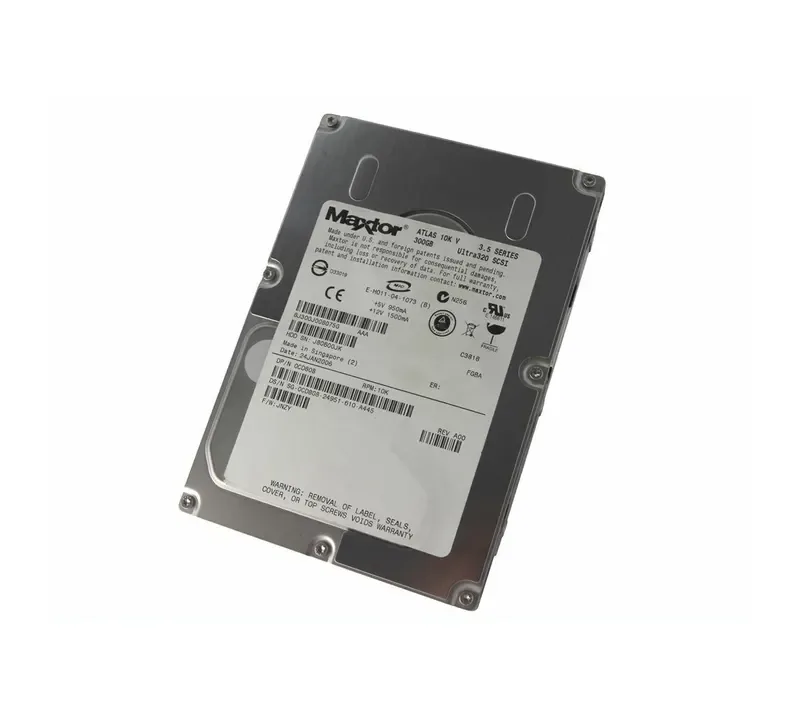 8J300J0 - Maxtor Atlas 300GB 10000RPM 8MB Cache 80-Pin Ultra-320 SCSI 3.5-inch Low Profile (1.0inch) Hard Drive