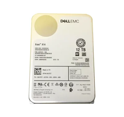 8JYD7 - Dell 12TB 7200RPM SATA 6Gb/s 256MB Cache Hot-Pluggable 3.5-inch Hard Drive