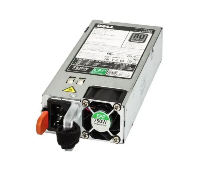 8X8K7 - Dell 750-Watts 80 Plus Platinum Hot Pluggable Power Supply for PowerEdge R730 R730XD