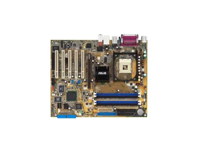 90-M8LB85-G0EAY - ASUS P4C800-E Deluxe Desktop Board Intel 875P MCH Hyper-Threading Technology Socket 478 800MHz, 533MHz, 400MHz FSB 4GB DDR SDRAM DDR400/PC3200, DDR333/PC2700, DDR266/PC2100 ATX