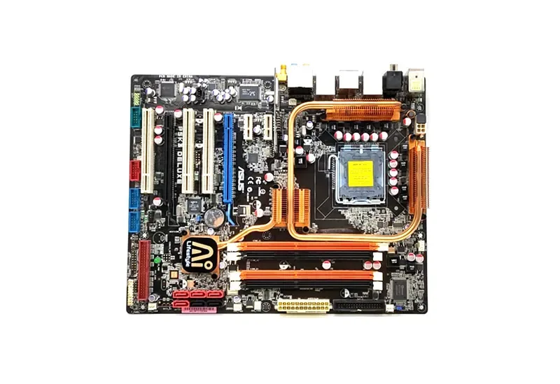 90-MBB6D5-G0EAY00Z - ASUSTeK P5K3 Deluxe/WiFi-AP Desktop Board Core 2 Quad, Core 2 Duo, Pentium D, Pentium 4 (Extreme Edition), Pentium 4, Pentium (Extreme Edition) Intel P35 Socket 775 8GB DDR3 SDRAM 1333 MHz, 1066 MHz, 800 MHz ATX
