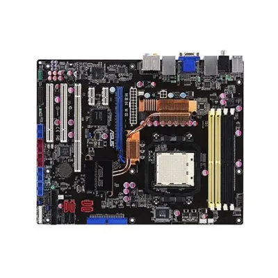 90-MIB3Z0-G0EAY00Z - ASUS M3N WS Workstation Board nVIDIA GeForce 8200 Socket AM2+ 5200MHz, 2000MHz, 1600MHz HT 8GB DDR2 SDRAM DDR2-1066/PC2-8500, DDR2-800/PC2-6400, DDR2-667/PC2-5300, DDR2-533/PC2-4200 nVIDIA SLI ATX