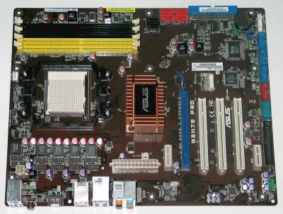 90-MIB5E0-G0EAY00Z - ASUS M3N78 PRO Desktop Board nVIDIA GeForce 8300 HyperTransport Technology Socket AM2+ 2600MHz, 1000MHz, 800MHz HT 8GB DDR2 SDRAM DDR2-1066/PC2-8500, DDR2-800/PC2-6400, DDR2-667/PC2-5300 SLI ATX