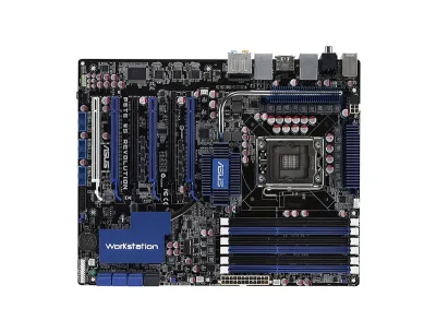 90-MIB6Y0-G0EAY00Z - ASUS P6T6 WS Revolution Workstation Board Intel X58 Express Enhanced SpeedStep Technology Socket B 6.4GT/s 12GB DDR3 SDRAM DDR3-1333/PC3-10600, DDR3-1066/PC3-8500 CrossFireX ATX