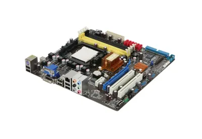 90-MIB7V0-G0EAY0GZ - ASUS M3A76-CM Desktop Board AMD 760G Cool'n'Quiet Technology Socket AM2+ 2600MHz, 1000MHz, 800MHz HT 8GB DDR2 SDRAM DDR2-1066/PC2-8500, DDR2-800/PC2-6400, DDR2-667/PC2-5300 Micro ATX