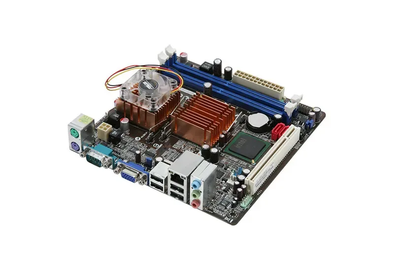 90-MIB8W1-G0EAY0KZ - ASUS ITX-220 Desktop Board Intel 945GC 533MHz FSB 4GB DDR2 SDRAM DDR2-533/PC2-4200 Mini ITX