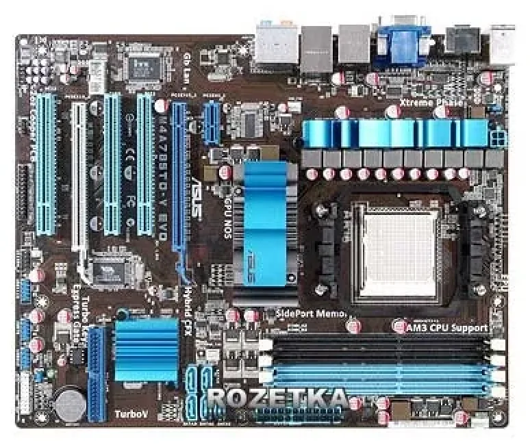 90-MIBAC5-G0EAY0KZ - ASUS M4A785TD-V EVO/U3S6 Desktop Board AMD Chipset ATX AM3 2600