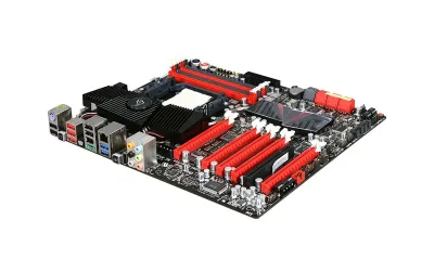 90-MIBC80-G0EAY00Z - ASUS Crosshair IV Extreme Desktop Motherboard AMD Chipset Extended ATX Socket AM3 PGA-941 2600MHz HT 16GB DDR3 SDRAM Serial ATA/600, Serial ATA/300 Yes 7.1
