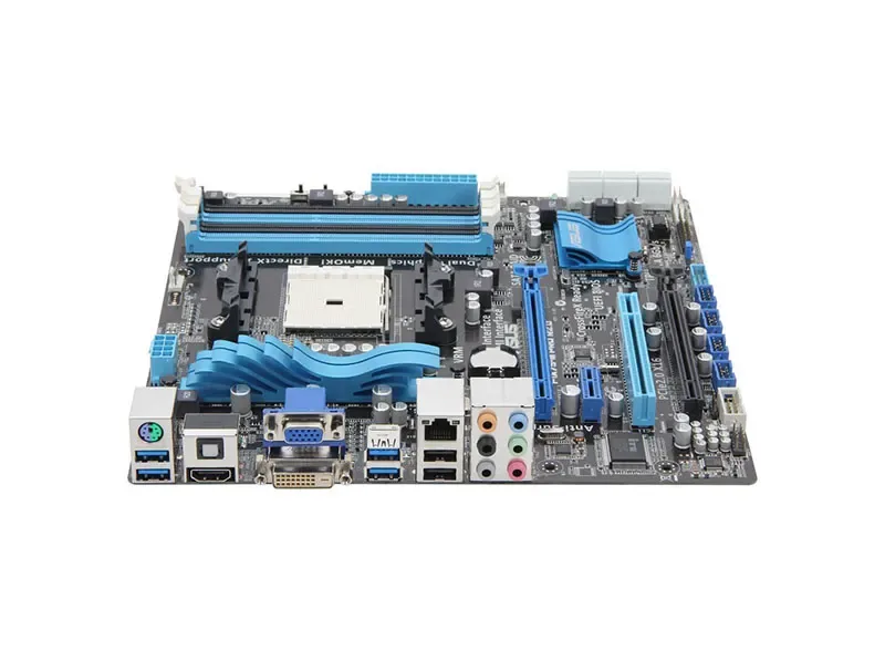 90-MIBGJ0-G0AAY00Z - Asus F1A75-M PRO Desktop Motherboard AMD A75 FCH Chipset Socket FM1 Micro ATX 1 x Processor Support 64GB DDR3 SDRAM Maximum RAM CrossFireX Support Serial ATA/600 Yes Controller Yes 2 x PCIe x16 Slot 4 x USB 3.0 Port Yes