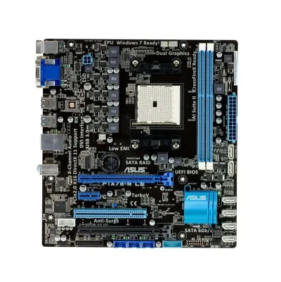 90-MIBGL0-G0EAY0GZ - Asus F1A75-M LE Desktop Motherboard AMD Socket FM1 Micro ATX 1 x Processor Support 32GB CrossFireX Support Serial ATA/600 Yes Controller No 2 x PCIe x16 Slot 2 x USB 3.0 Port