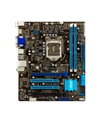 90-MIBIA0-G0EAY0DZ - Asus P8B75-M LE Desktop Motherboard Intel B75 Express Chipset Socket H2 LGA-1155 Micro ATX 1 x Processor Support 16GB DDR3 SDRAM Maximum RAM Serial ATA/600, Serial ATA/300 2 x PCIe x16 Slot 2 x USB 3.0 Port Yes