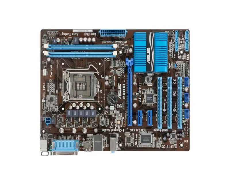 90-MIBID0-G0EAY0 - Asus P8H61 R2.0 Desktop Motherboard Intel H61(B3) Express Chipset Socket H2 LGA-1155