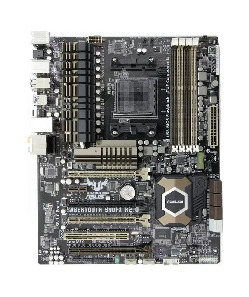 90-MIBJA0-G0EAY0VZ - ASUS TUF SABERTOOTH 990FX R2.0 Desktop Motherboard AMD 990FX Chipset Socket AM3+