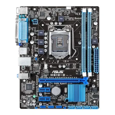 90MB0GS0-M0EAY0 - Asus H61M-D Desktop Motherboard Intel H61(B3) Express Chipset Socket H2 LGA-1155