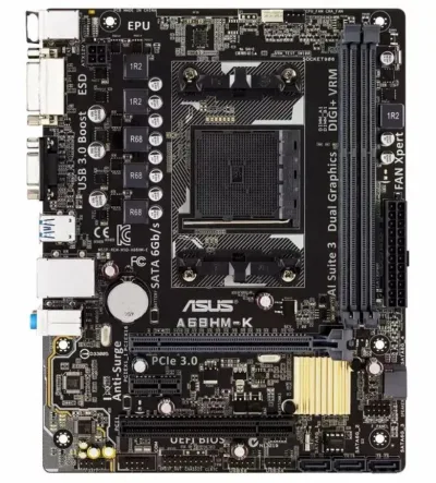 90MB0KU0-M0EAY0 - Asus A68HM-K Desktop Motherboard AMD A68 Chipset Socket FM2+