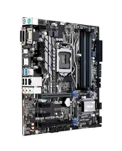 90MB0T00-M0EAY0 - Asus PRIME H270M-PLUS Desktop Motherboard Intel H270 Chipset Socket H4 LGA-1151
