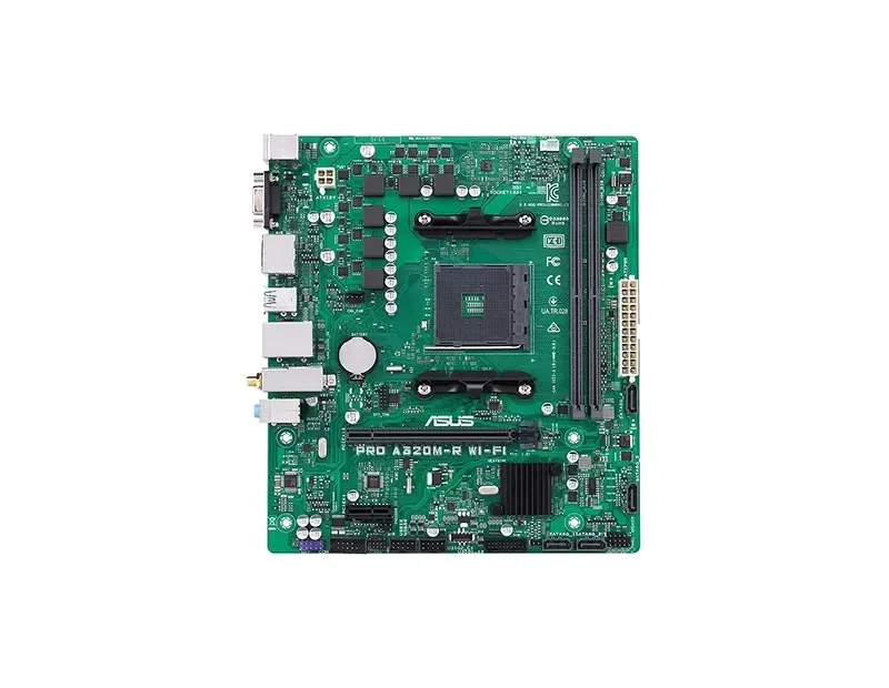 90MB10I0-M0EAYC - Asus A320M-R WI-FI/CSM Desktop Motherboard AMD A320 Chipset Socket AM4