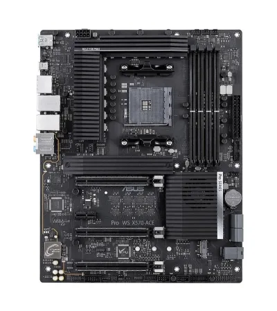 90MB11M0-M0EAY0 - Asus Pro WS X570-ACE Workstation Motherboard AMD X570 Chipset Socket AM4