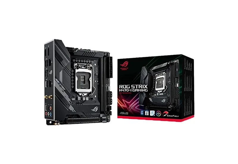 90MB12U0-M0AAY0 - Asus ROG Strix H470-I GAMING Desktop Motherboard Intel H470 Chipset Socket LGA-1200