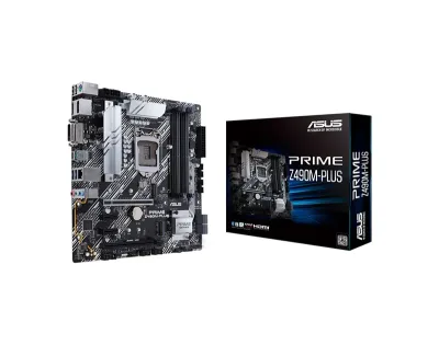 90MB12W0-M0AAY0 - Asus Prime Z490M-PLUS Desktop Motherboard Intel Z490 Chipset Socket LGA-1200