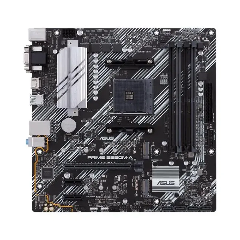 90MB14I0-M0EAY0 - Asus Prime B550M-A Desktop Motherboard AMD B550 Chipset Socket AM4