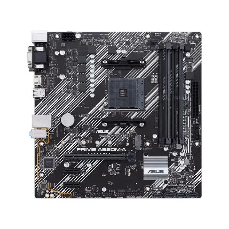 90MB14Z0-M0EAY0 - Asus Prime A520M-A Desktop Motherboard AMD A520 Chipset Socket AM4