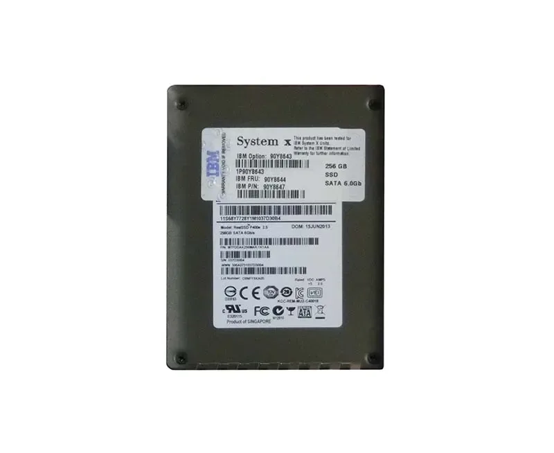 90Y8643 - IBM 256GB SATA 6GB/s Hot-Pluggable 2.5-inch MLC Enterprise Internal Solid State Drive