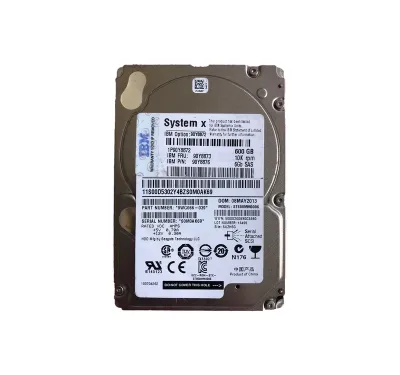 90Y8872 IBM 600GB 10000RPM SAS 6Gb/s 2.5-inch Hot Pluggable Hard Drive with Tray