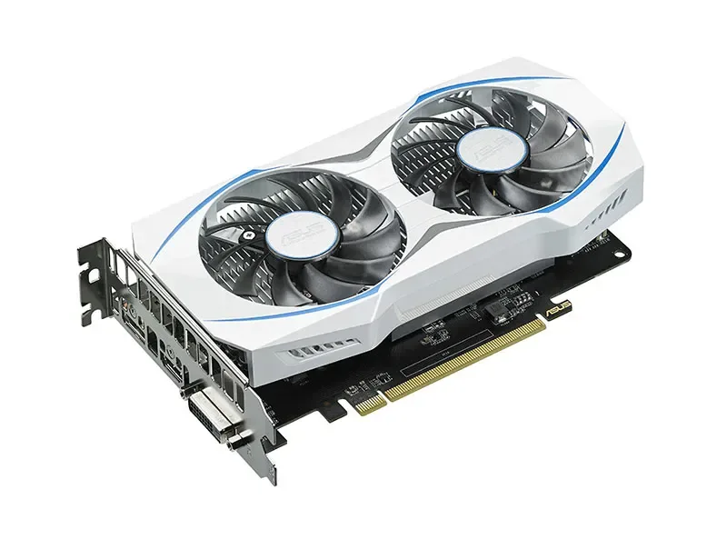 90YV09L2-M0NA00 - Asus DUAL-RX460-O2G Radeon RX 460 Graphic Card 1244MHz Core 2GB GDDR5 PCI Express 3.0 Dual Slot Space Required