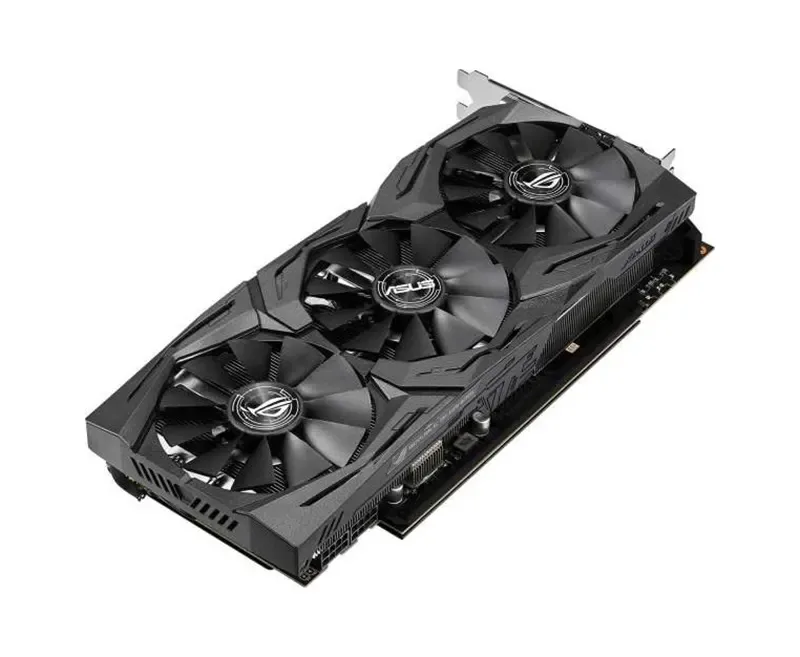 90YV0B50-M0NA00 - ASUS ROG Strix ROG-STRIX-RXVEGA56-O8G-GAMING Radeon RX VEGA 56 Graphic Card 1297MHz Core 1573MHz Boost Clock 8GB HBM2 PCI Express 3.0
