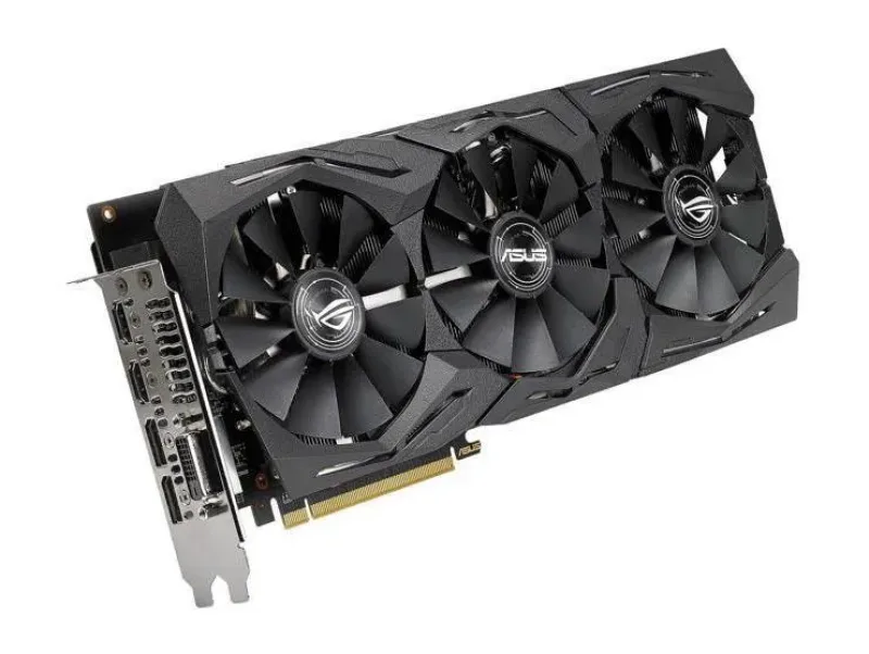 90YV0CF0-M0NA00 - ASUS ROG Strix ROG-Strix-RX590-8G-GAMING Radeon RX 590 Graphic Card 1545MHz Core 1565MHz Boost Clock 8GB GDDR5 PCI Express Triple Slot Space Required