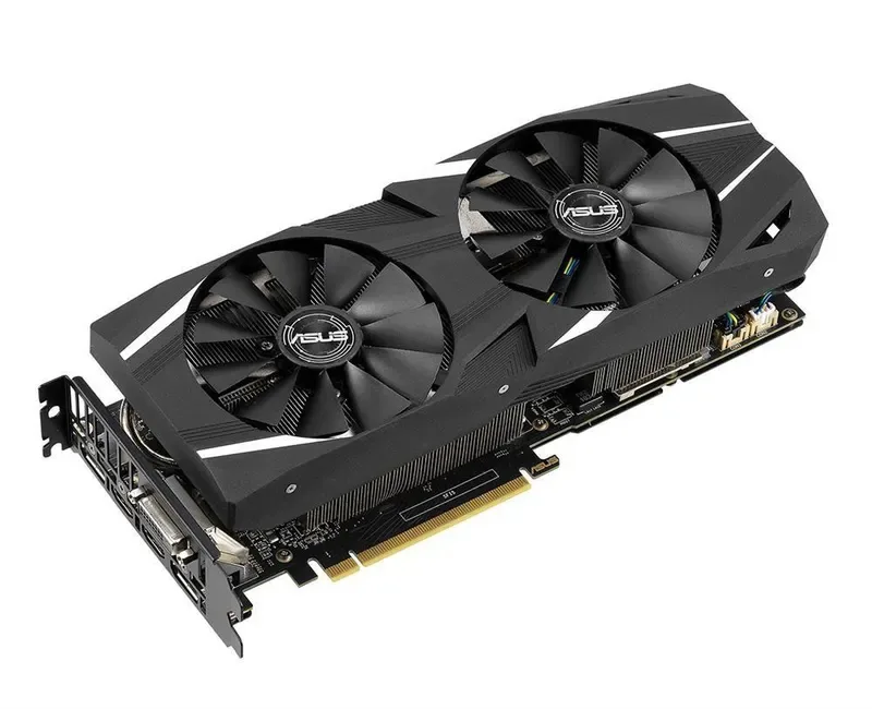 90YV0CM2-M0NA00 - Asus Dual DUAL-RTX2060-A6G GeForce RTX 2060 Graphic Card 1395MHz Core 1725MHz Boost Clock 6GB GDDR6 PCI Express 3.0 Triple Slot Space Required