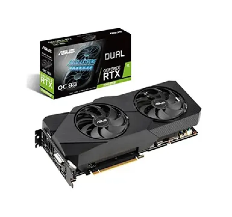 90YV0DF0-M0NA00 - ASUS ROG DUAL-RTX2060S-O8G-EVO GeForce RTX 2060 SUPER Graphic Card 8GB GDDR6
