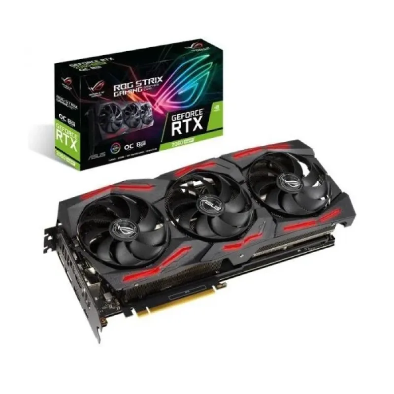 90YV0DQ0-M0NA00 - Asus ROG Strix ROG-STRIX-RTX2060S-O8G-EVO-GAMING GeForce RTX 2060 SUPER Graphic Card 8GB GDDR6