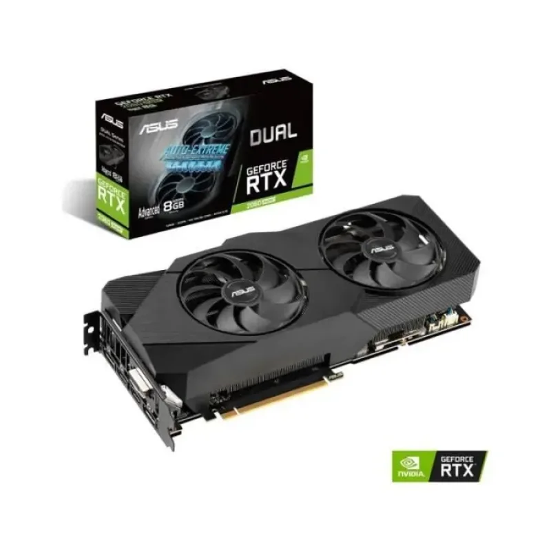 90YV0DZ1-M0NA00 - Asus Dual DUAL-RTX2060S-A8G-EVO-V2 GeForce RTX 2060 SUPER Graphic Card 8GB GDDR6