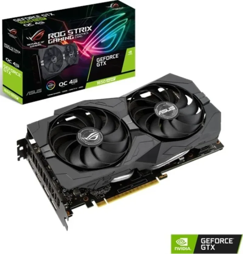 90YV0E10-M0NA00 - Asus ROG Strix ROG-STRIX-GTX1650S-O4G-GAMING GeForce GTX 1650 SUPER Graphic Card 4GB GDDR6