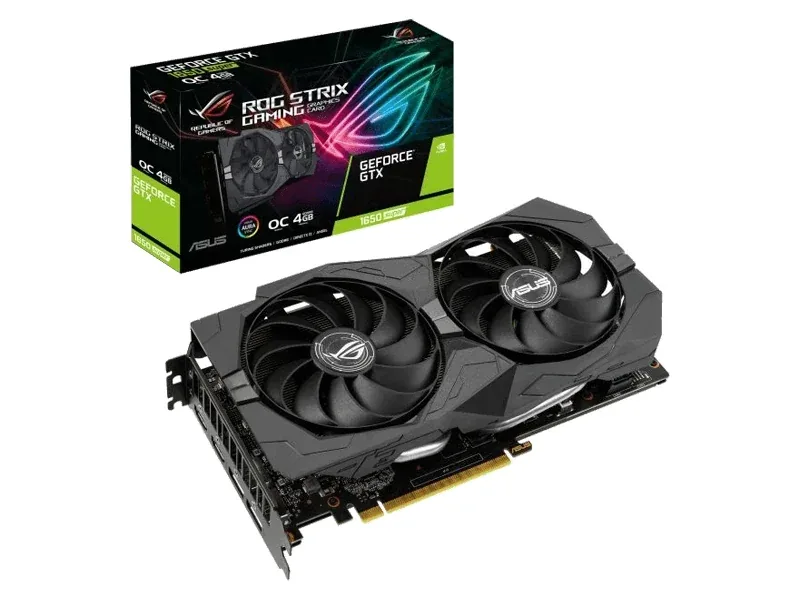 90YV0EI1-M0NA00 - Asus ROG ROG-STRIX-GTX1650-4GD6-GAMING GeForce GTX 1650 Graphic Card 4GB GDDR6