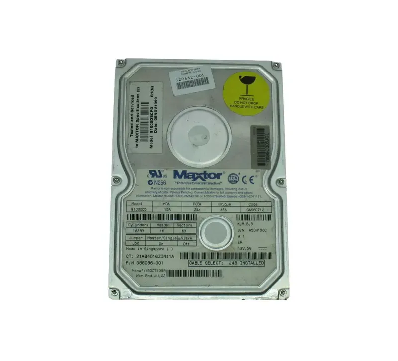91000D5 - Maxtor 10GB 5400RPM ATA-33 3.5-inch Hard Drive