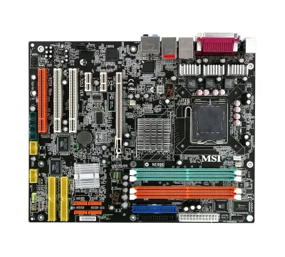 925XENEOPLAT - MSI 925XE Neo Platinum Desktop Board Intel 925XE Hyper-Threading Technology Socket 775 1066MHz, 800MHz FSB 4GB DDR2 SDRAM DDR2-533/PC2-4200, DDR2-400/PC2-3200 ATX