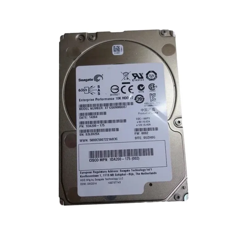 92E066-175 - Seagate 300GB 10000RPM SAS 6Gb/s 2.5-inch SFF Hard Drive