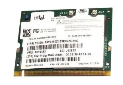 93P3483 - IBM Wireless Mini PCI Card 802.11B/G Intel 2200BG Wireless Card
