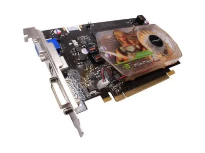 9400GT-512F - Foxconn Nvidia GeForce 9400GT 512MB GDDR2 128-Bit VGA / DVI-I PCI Express x16 Video Graphics Card